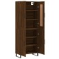 vidaXL Highboard Braun Eichen-Optik 69,5x34x180 cm Holzwerkstoff vidaXL Highboard Braun Eichen-Optik 69,5x34x180 cm Holzwerkstoff