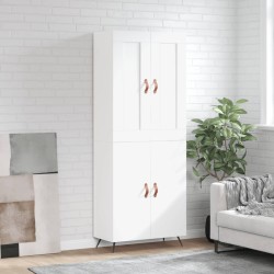 vidaXL Highboard Weiß 69,5x34x180 cm Holzwerkstoff