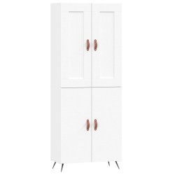vidaXL Highboard Weiß 69,5x34x180 cm Holzwerkstoff