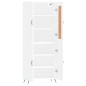 vidaXL Highboard Weiß 69,5x34x180 cm Holzwerkstoff vidaXL Highboard Weiß 69,5x34x180 cm Holzwerkstoff