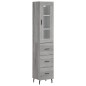 vidaXL Highboard Grau Sonoma 34,5x34x180 cm Holzwerkstoff vidaXL Highboard Grau Sonoma 34,5x34x180 cm Holzwerkstoff