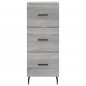vidaXL Highboard Grau Sonoma 34,5x34x180 cm Holzwerkstoff vidaXL Highboard Grau Sonoma 34,5x34x180 cm Holzwerkstoff