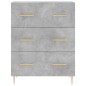 vidaXL Highboard Betongrau 69,5x34x180 cm Holzwerkstoff vidaXL Highboard Betongrau 69,5x34x180 cm Holzwerkstoff