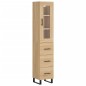 vidaXL Highboard Sonoma-Eiche 34,5x34x180 cm Holzwerkstoff vidaXL Highboard Sonoma-Eiche 34,5x34x180 cm Holzwerkstoff