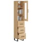 vidaXL Highboard Sonoma-Eiche 34,5x34x180 cm Holzwerkstoff vidaXL Highboard Sonoma-Eiche 34,5x34x180 cm Holzwerkstoff