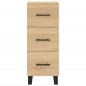 vidaXL Highboard Sonoma-Eiche 34,5x34x180 cm Holzwerkstoff vidaXL Highboard Sonoma-Eiche 34,5x34x180 cm Holzwerkstoff