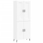 vidaXL Highboard Weiß 69,5x34x180 cm Holzwerkstoff vidaXL Highboard Weiß 69,5x34x180 cm Holzwerkstoff