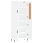 vidaXL Highboard Weiß 69,5x34x180 cm Holzwerkstoff vidaXL Highboard Weiß 69,5x34x180 cm Holzwerkstoff