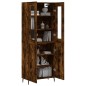 vidaXL Highboard Räuchereiche 69,5x34x180 cm Holzwerkstoff vidaXL Highboard Räuchereiche 69,5x34x180 cm Holzwerkstoff