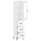 vidaXL Highboard Hochglanz-Weiß 34,5x34x180 cm Holzwerkstoff vidaXL Highboard Hochglanz-Weiß 34,5x34x180 cm Holzwerkstoff