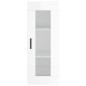 vidaXL Highboard Hochglanz-Weiß 34,5x34x180 cm Holzwerkstoff vidaXL Highboard Hochglanz-Weiß 34,5x34x180 cm Holzwerkstoff