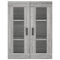 vidaXL Highboard Grau Sonoma 69,5x34x180 cm Holzwerkstoff vidaXL Highboard Grau Sonoma 69,5x34x180 cm Holzwerkstoff