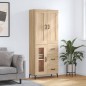 vidaXL Highboard Sonoma-Eiche 69,5x34x180 cm Holzwerkstoff vidaXL Highboard Sonoma-Eiche 69,5x34x180 cm Holzwerkstoff
