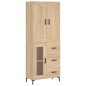 vidaXL Highboard Sonoma-Eiche 69,5x34x180 cm Holzwerkstoff vidaXL Highboard Sonoma-Eiche 69,5x34x180 cm Holzwerkstoff