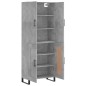 vidaXL Highboard Betongrau 69,5x34x180 cm Holzwerkstoff vidaXL Highboard Betongrau 69,5x34x180 cm Holzwerkstoff