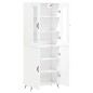 vidaXL Highboard Weiß 69,5x34x180 cm Holzwerkstoff vidaXL Highboard Weiß 69,5x34x180 cm Holzwerkstoff