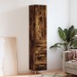 vidaXL Highboard Räuchereiche 34,5x34x180 cm Holzwerkstoff vidaXL Highboard Räuchereiche 34,5x34x180 cm Holzwerkstoff