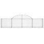 vidaXL Gabionen mit Hochbogen 8 Stk. 200x30x40/60 cm Verzinktes Eisen vidaXL Gabionen mit Hochbogen 8 Stk. 200x30x40/60 cm Verzinktes Eisen