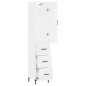 vidaXL Highboard Weiß 34,5x34x180 cm Holzwerkstoff vidaXL Highboard Weiß 34,5x34x180 cm Holzwerkstoff