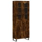 vidaXL Highboard Räuchereiche 69,5x34x180 cm Holzwerkstoff vidaXL Highboard Räuchereiche 69,5x34x180 cm Holzwerkstoff