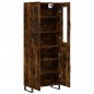 vidaXL Highboard Räuchereiche 69,5x34x180 cm Holzwerkstoff vidaXL Highboard Räuchereiche 69,5x34x180 cm Holzwerkstoff