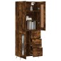 vidaXL Highboard Räuchereiche 69,5x34x180 cm Holzwerkstoff vidaXL Highboard Räuchereiche 69,5x34x180 cm Holzwerkstoff