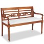 vidaXL 4-tlg. Garten-Lounge-Set mit Auflagen Massivholz Teak vidaXL 4-tlg. Garten-Lounge-Set mit Auflagen Massivholz Teak