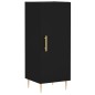 vidaXL Highboard Schwarz 34,5x34x180 cm Holzwerkstoff vidaXL Highboard Schwarz 34,5x34x180 cm Holzwerkstoff