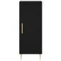 vidaXL Highboard Schwarz 34,5x34x180 cm Holzwerkstoff vidaXL Highboard Schwarz 34,5x34x180 cm Holzwerkstoff