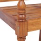 vidaXL 4-tlg. Garten-Lounge-Set mit Auflagen Massivholz Teak vidaXL 4-tlg. Garten-Lounge-Set mit Auflagen Massivholz Teak
