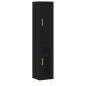 vidaXL Highboard Schwarz 34,5x34x180 cm Holzwerkstoff vidaXL Highboard Schwarz 34,5x34x180 cm Holzwerkstoff