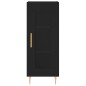 vidaXL Highboard Schwarz 34,5x34x180 cm Holzwerkstoff vidaXL Highboard Schwarz 34,5x34x180 cm Holzwerkstoff