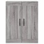 vidaXL Highboard Grau Sonoma 69,5x34x180 cm Holzwerkstoff vidaXL Highboard Grau Sonoma 69,5x34x180 cm Holzwerkstoff