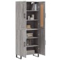 vidaXL Highboard Grau Sonoma 69,5x34x180 cm Holzwerkstoff vidaXL Highboard Grau Sonoma 69,5x34x180 cm Holzwerkstoff