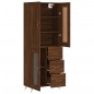 vidaXL Highboard Braun Eichen-Optik 69,5x34x180 cm Holzwerkstoff vidaXL Highboard Braun Eichen-Optik 69,5x34x180 cm Holzwerkstoff
