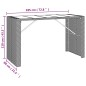 vidaXL 7-tlg. Gartenbar-Set mit Kissen Schwarz Poly Rattan vidaXL 7-tlg. Gartenbar-Set mit Kissen Schwarz Poly Rattan