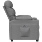 vidaXL Relaxsessel Elektrisch Hellgrau Stoff vidaXL Relaxsessel Elektrisch Hellgrau Stoff