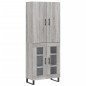 Highboard Grau Sonoma 69,5x34x180 cm Holzwerkstoff Highboard Grau Sonoma 69,5x34x180 cm Holzwerkstoff