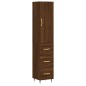 vidaXL Highboard Braun Eichen-Optik 34,5x34x180 cm Holzwerkstoff vidaXL Highboard Braun Eichen-Optik 34,5x34x180 cm Holzwerkstoff