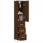 vidaXL Highboard Braun Eichen-Optik 34,5x34x180 cm Holzwerkstoff vidaXL Highboard Braun Eichen-Optik 34,5x34x180 cm Holzwerkstoff