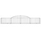 vidaXL Gabionen mit Hochbogen 10 Stk. 300x50x40/60 cm Verzinktes Eisen vidaXL Gabionen mit Hochbogen 10 Stk. 300x50x40/60 cm Verzinktes Eisen