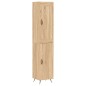 vidaXL Highboard Sonoma-Eiche 34,5x34x180 cm Holzwerkstoff vidaXL Highboard Sonoma-Eiche 34,5x34x180 cm Holzwerkstoff