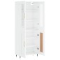 vidaXL Highboard Hochglanz-Weiß 69,5x34x180 cm Holzwerkstoff vidaXL Highboard Hochglanz-Weiß 69,5x34x180 cm Holzwerkstoff