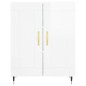 vidaXL Highboard Hochglanz-Weiß 69,5x34x180 cm Holzwerkstoff vidaXL Highboard Hochglanz-Weiß 69,5x34x180 cm Holzwerkstoff