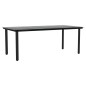 vidaXL 9-tlg. Garten-Essgruppe Schwarz Poly Rattan und Stahl vidaXL 9-tlg. Garten-Essgruppe Schwarz Poly Rattan und Stahl