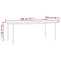 vidaXL 9-tlg. Garten-Essgruppe Schwarz Poly Rattan und Stahl vidaXL 9-tlg. Garten-Essgruppe Schwarz Poly Rattan und Stahl