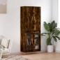 vidaXL Highboard Räuchereiche 69,5x34x180 cm Holzwerkstoff vidaXL Highboard Räuchereiche 69,5x34x180 cm Holzwerkstoff