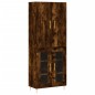 vidaXL Highboard Räuchereiche 69,5x34x180 cm Holzwerkstoff vidaXL Highboard Räuchereiche 69,5x34x180 cm Holzwerkstoff
