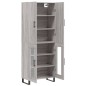 Highboard Grau Sonoma 69,5x34x180 cm Holzwerkstoff Highboard Grau Sonoma 69,5x34x180 cm Holzwerkstoff