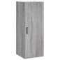 vidaXL Highboard Grau Sonoma 34,5x34x180 cm Holzwerkstoff vidaXL Highboard Grau Sonoma 34,5x34x180 cm Holzwerkstoff
